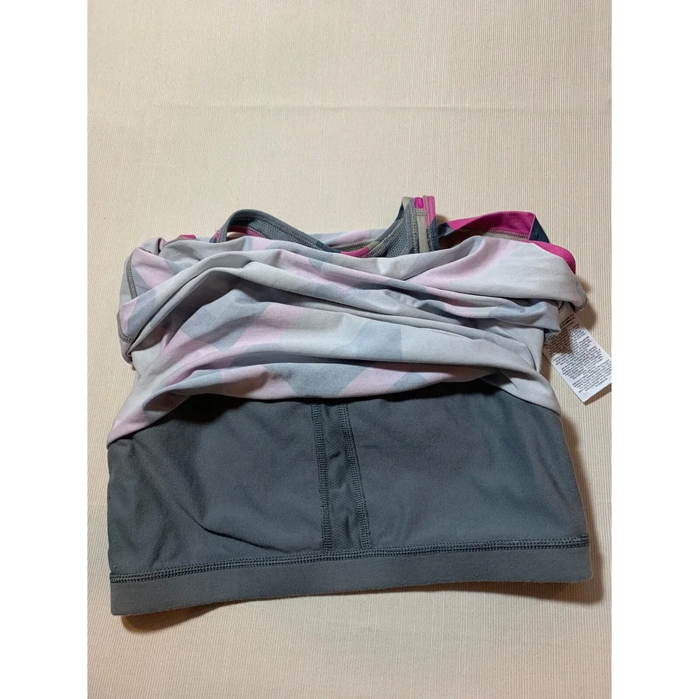 Nike Dri Fit Racerback Geometric Design Tank Top Size Medium